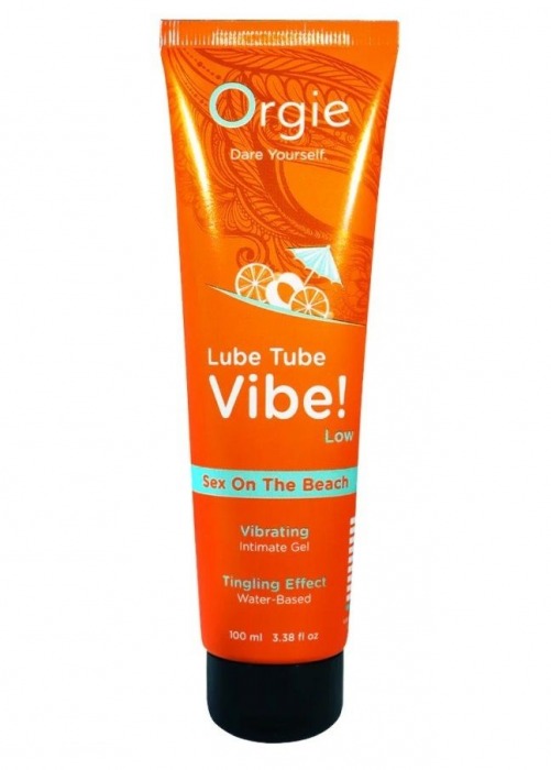 Гель с эффектом вибрации Lube Tube Vibe Low Sex On The Beach - 100 мл. - ORGIE - купить с доставкой в Керчи