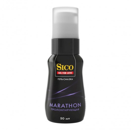 Пролонгирующая гель-смазка Sico Marathon - 50 мл. - Sico - купить с доставкой в Керчи