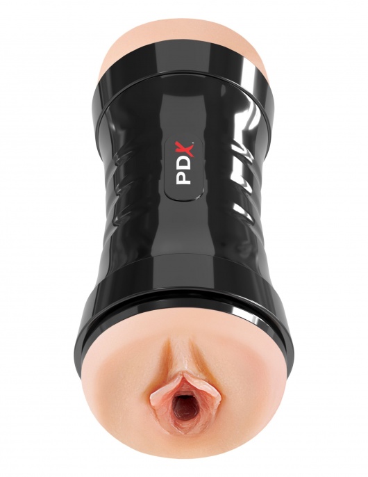 Двусторонний мастурбатор в колбе Super Flip-A-Pussy Over - Pipedream - в Керчи купить с доставкой