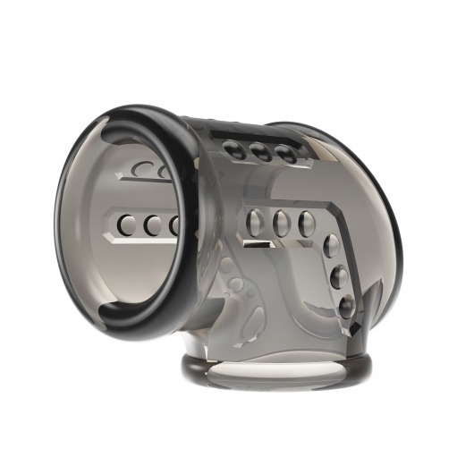 Дымчатая насадка на пенис и мошонку - Baile - в Керчи купить с доставкой