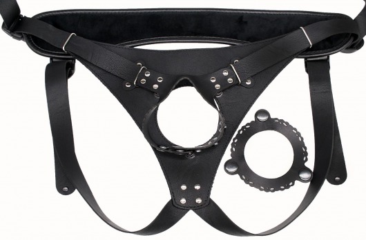 Пояс Hard Brutal для больших насадок - LOVETOY (А-Полимер) - купить с доставкой в Керчи