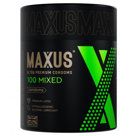 Презервативы MAXUS Mixed - 100 шт. - Maxus - купить с доставкой в Керчи