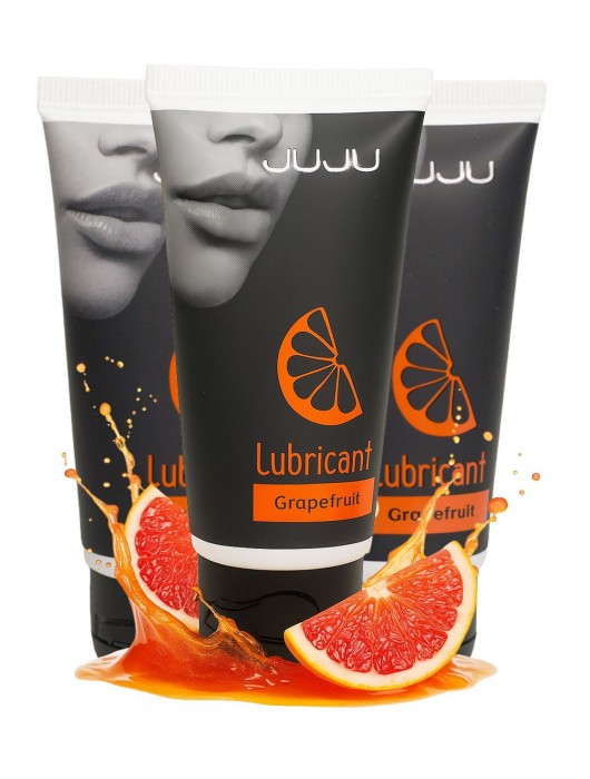 Набор из 3 съедобных лубрикантов JUJU со вкусом грейпфрута - JuJu - купить с доставкой в Керчи