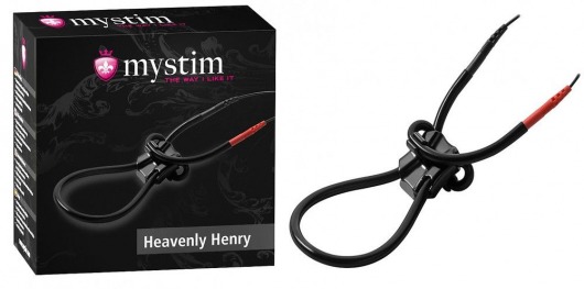 Эрекционное лассо для электростимуляции HEAVENLY HENRY - MyStim - купить с доставкой в Керчи