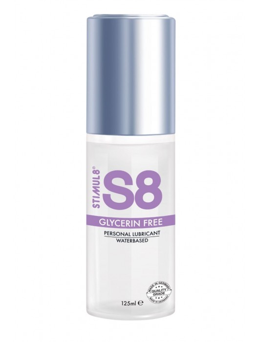Лубрикант на водной основе S8 Glycerin Free без глицерина - 125 мл. - Stimul8 - купить с доставкой в Керчи