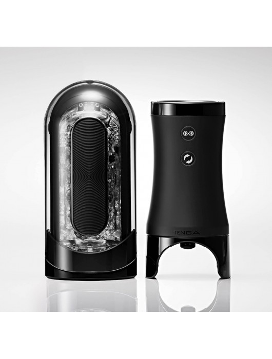 Набор Tenga Flip Zero Electronic Vibrotation: мастурбатор с вибрацией и устройство вращения - Tenga - в Керчи купить с доставкой