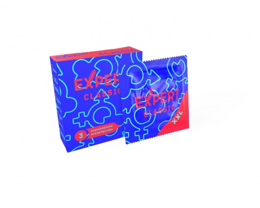 Презервативы увеличенного размера Expert Classic XXL - 3 шт. - Expert - купить с доставкой в Керчи