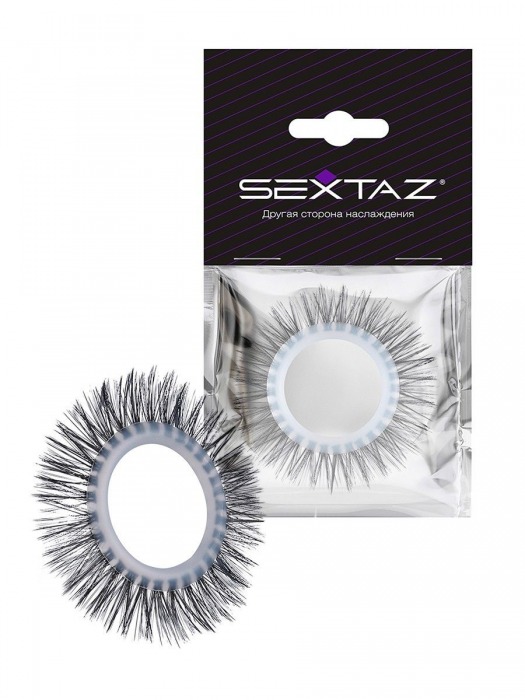Круглое эрекционное кольцо с длинными «ресничками» - Sextaz - в Керчи купить с доставкой