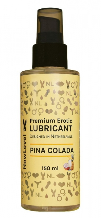 Ароматизированный лубрикант на водной основе NewLevel Pina Colada - 150 мл. - NewLevel - купить с доставкой в Керчи