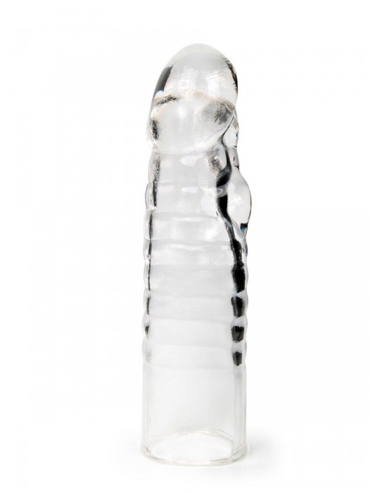 Прозрачная закрытая насадка на член - 15 см. - Sex Expert - в Керчи купить с доставкой