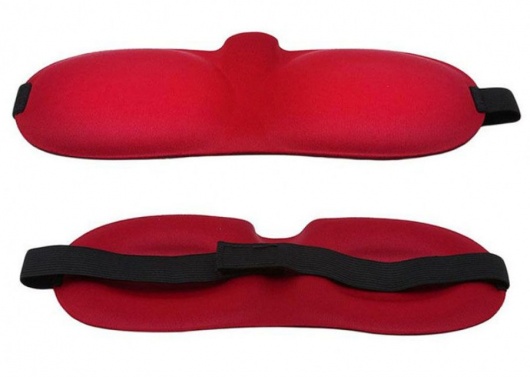 Красная глухая маска на резинке - Sitabella - купить с доставкой в Керчи