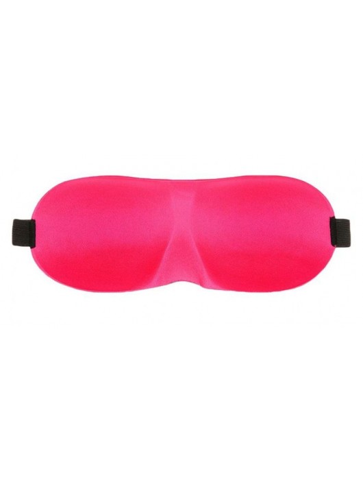 Розовая глухая маска на резинке - Sitabella - купить с доставкой в Керчи