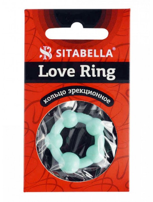 Цветное эрекционное кольцо с 5 бусинами Love Ring - Sitabella - в Керчи купить с доставкой