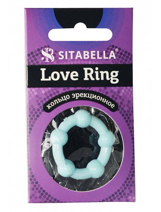 Цветное эрекционное кольцо Love Ring с бусинами - Sitabella - в Керчи купить с доставкой