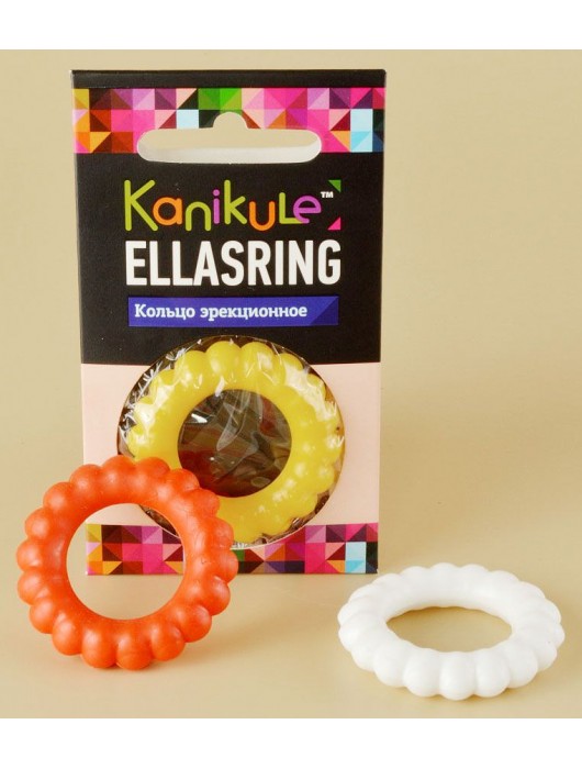 Цветное рельефное эрекционное кольцо Ellasring - Sitabella - в Керчи купить с доставкой