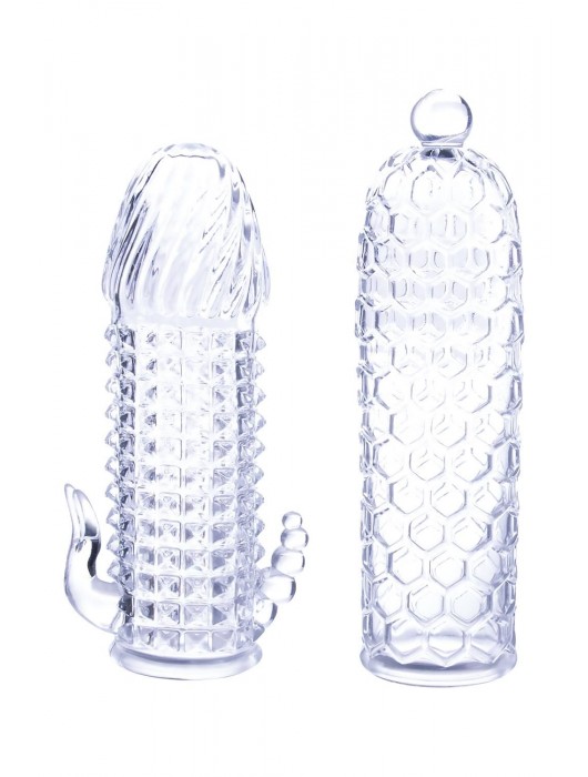 Набор из 2 прозрачных насадок на член Seductive Tickler Sleeves Set - NMC - в Керчи купить с доставкой