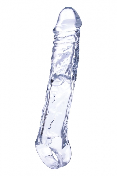 Прозрачная насадка-удлинитель Length Enhancer с подхватом - 22,3 см. - NMC - в Керчи купить с доставкой