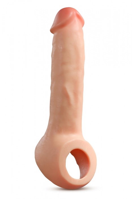 Телесная насадка-удлинитель Thrive 8.75 Inch Realistic Penis Extender Sleeve - 22,2 см. - Blush Novelties - в Керчи купить с доставкой