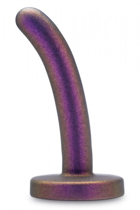 Фиолетовая насадка с гладкой поверхностью Surrender 4.75 Inch Beginner Pegging Dildo - 12 см. - Blush Novelties - купить с доставкой в Керчи