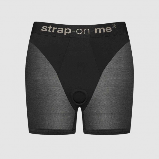 Трусики-шорты для фиксации насадок Strap-on-me Harness Lingerie Halo - size L - Strap-on-me - купить с доставкой в Керчи