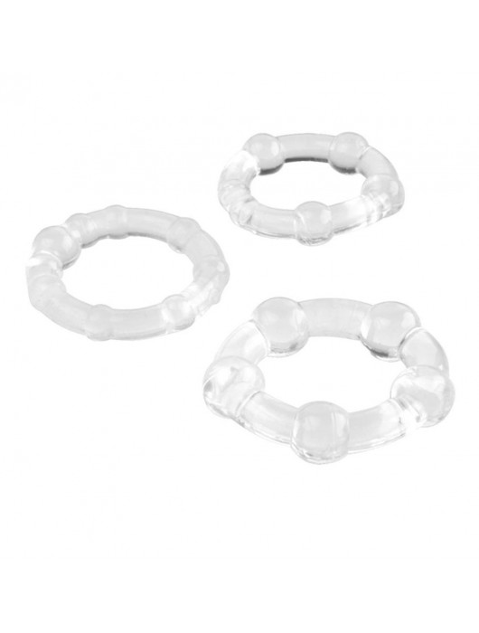 Набор из 3 эрекционных прозрачных колец - Boys of Toys - в Керчи купить с доставкой