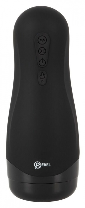 Черный вибромастурбатор с подогревом Masturbator with 3 Functions - Orion - в Керчи купить с доставкой