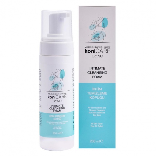 Пенка для интимной гигиены Konicare Gyno Intimate Cleasing Foam - 200 мл. - JoyDrops - купить с доставкой в Керчи