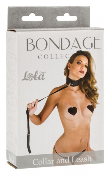 Ошейник Bondage Collection Collar and Leash One Size - Lola Games - купить с доставкой в Керчи