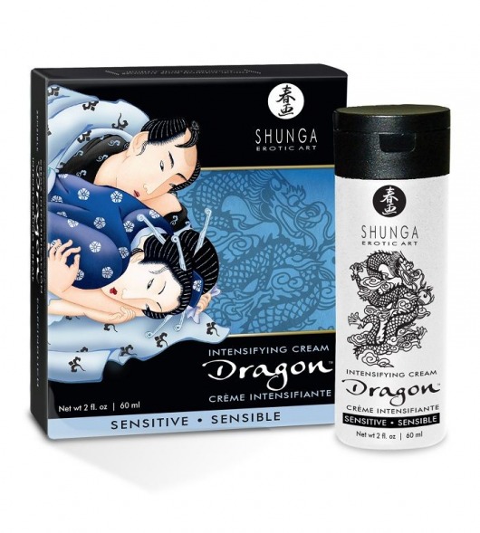 Интимный мужской крем SHUNGA DRAGON SENSITIVE - 60 мл. - Shunga - купить с доставкой в Керчи