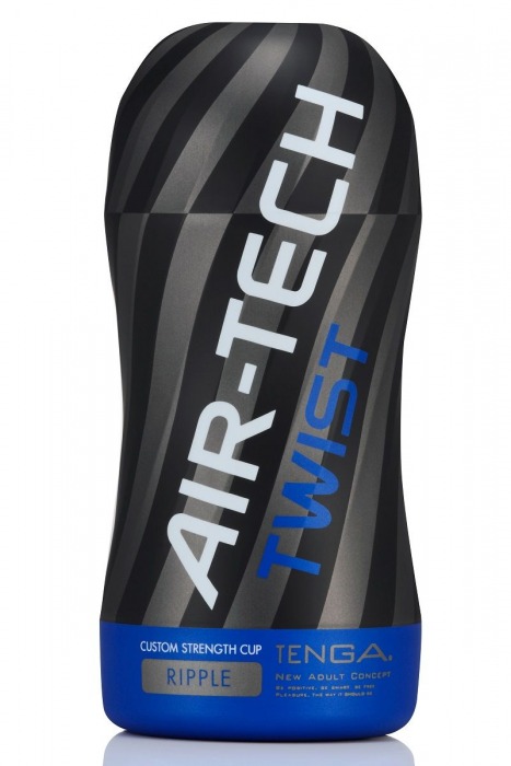 Мастурбатор с регулируемой плотностью обхвата Custom Strength CUP Twist Ripple - Tenga - в Керчи купить с доставкой