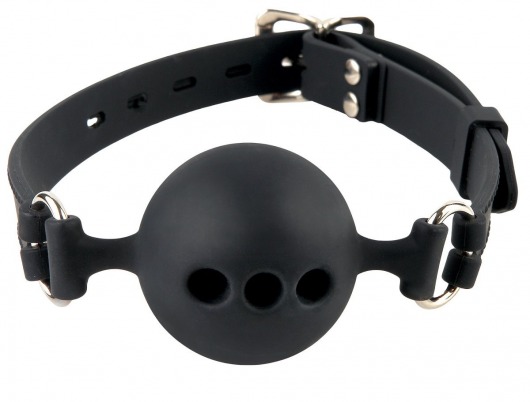 Силиконовый кляп-шар с отверстиями для дыхания Silicone Breathable Ball Gag Small - Pipedream - купить с доставкой в Керчи