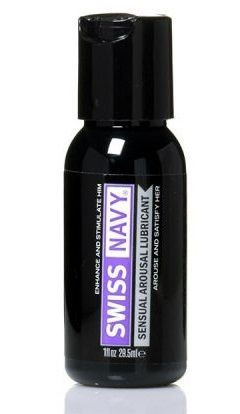 Возбуждающий гель-лубрикант на водной основе Sensual Arousal Lubricant  - 29,5 мл. - Swiss navy - купить с доставкой в Керчи