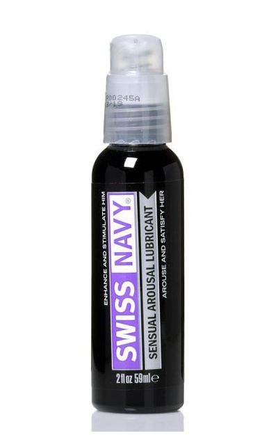 Возбуждающий гель-лубрикант на водной основе Sensual Arousal Lubricant - 59 мл. - Swiss navy - купить с доставкой в Керчи