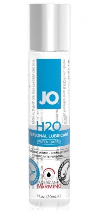 Возбуждающий лубрикант на водной основе JO Personal Lubricant H2O Warming - 30 мл. - System JO - купить с доставкой в Керчи
