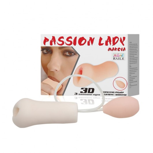 Мастурбатор Passion Lady Marcia с грушей для имитации посасывания - Baile - в Керчи купить с доставкой