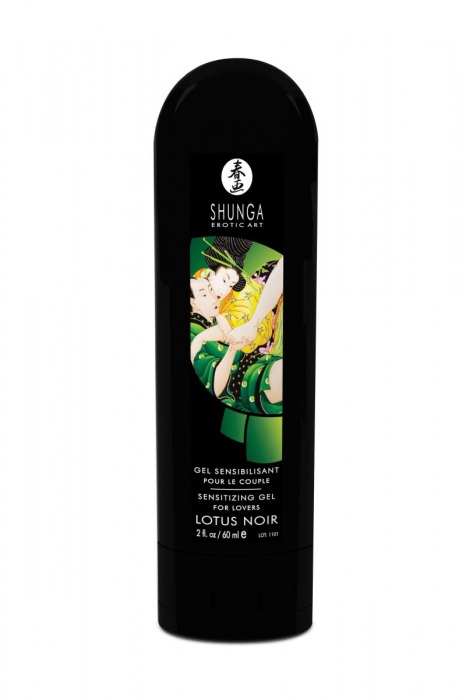 Интимный гель для пар, усиливающий наслаждение, Lotus Noir - 60 мл. - Shunga - купить с доставкой в Керчи