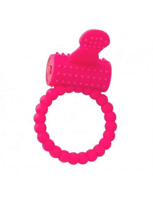 Розовое силиконовое виброкольцо A-toys - A-toys - в Керчи купить с доставкой