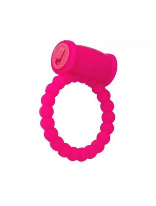Розовое виброкольцо на пенис A-toys из силикона - A-toys - в Керчи купить с доставкой