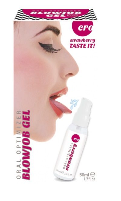 Увлажняющий гель для орального секса с ароматом клубники - 50 мл. - Ero - купить с доставкой в Керчи