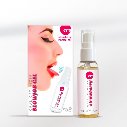 Увлажняющий гель для орального секса с ароматом клубники - 50 мл. - Ero - купить с доставкой в Керчи