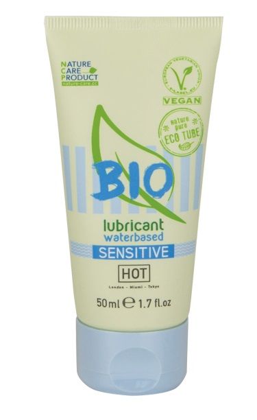 Органический лубрикант для чувствительной кожи Bio Sensitive - 50 мл. - HOT - купить с доставкой в Керчи