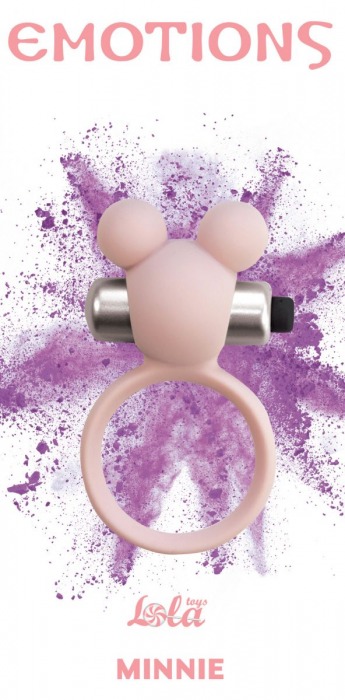 Розовое эрекционное виброколечко Emotions Minnie Light pink - Lola Games - в Керчи купить с доставкой