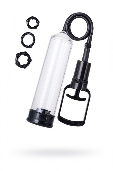 Вакуумная помпа A-toys с уплотнителем и эрекционными кольцами - A-toys - в Керчи купить с доставкой