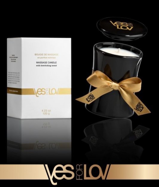Массажная аромасвеча BEWITCHING MASSAGE CANDLE - 120 мл. - YESforLOV - купить с доставкой в Керчи