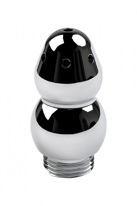 Металлический анальный душ с тремя насадками - ToyFa - купить с доставкой в Керчи