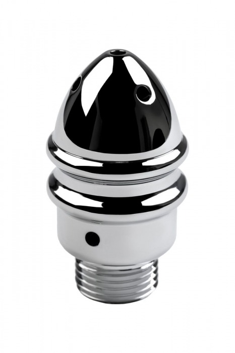 Металлический анальный душ с тремя насадками - ToyFa - купить с доставкой в Керчи