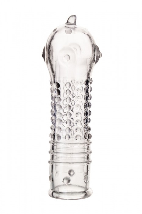 Прозрачная закрытая насадка на пенис TOYFA A-Toys - 14,7 см. - A-toys - в Керчи купить с доставкой