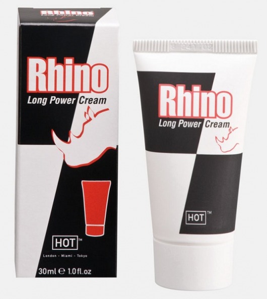 Крем-пролонгатор для мужчин Rhino - 30 мл. - HOT - купить с доставкой в Керчи