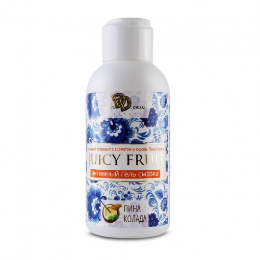 Интимный гель на водной основе JUICY FRUIT с ароматом пина колада - 100 мл. - БиоМед - купить с доставкой в Керчи