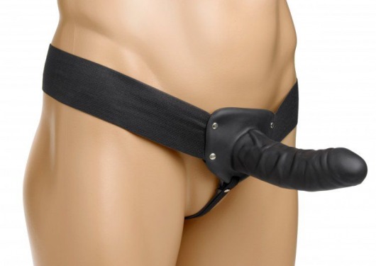 Полый страпон Erection Assist - 15,2 см. - XR Brands - купить с доставкой в Керчи